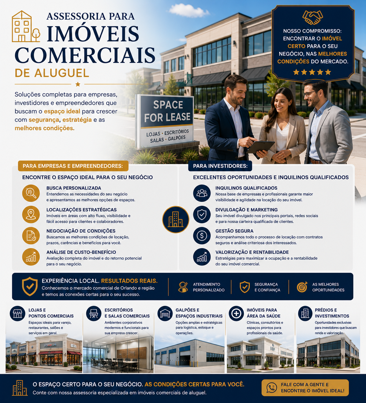 Casas em Orlando para comprar, alugar e investir nos Estados Unidos. Imóveis Comerciais.